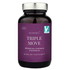 Nordbo Triple Move - Bromelain, Gurkemeje & Boswellia (60 kaps)