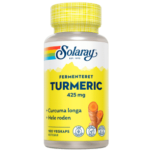 Solaray Fermenteret Turmeric (100 kapsler)