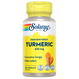 Solaray Fermenteret Turmeric (100 kapsler)