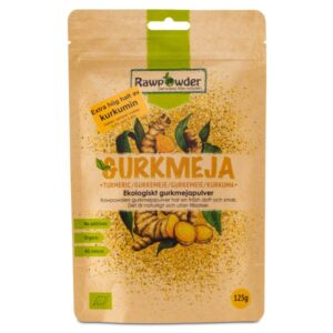 RawPowder Gurkemejepulver, 125 g