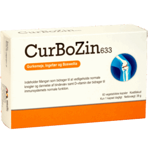 CurBoZin Ingefær, Gurkemeje & Boswellia (60 kaps)