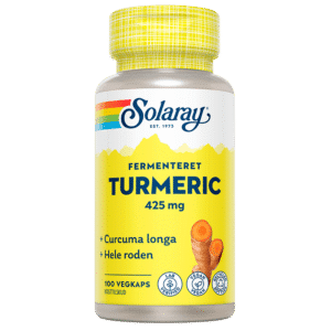 Solaray Fermenteret Turmeric (100 kapsler)